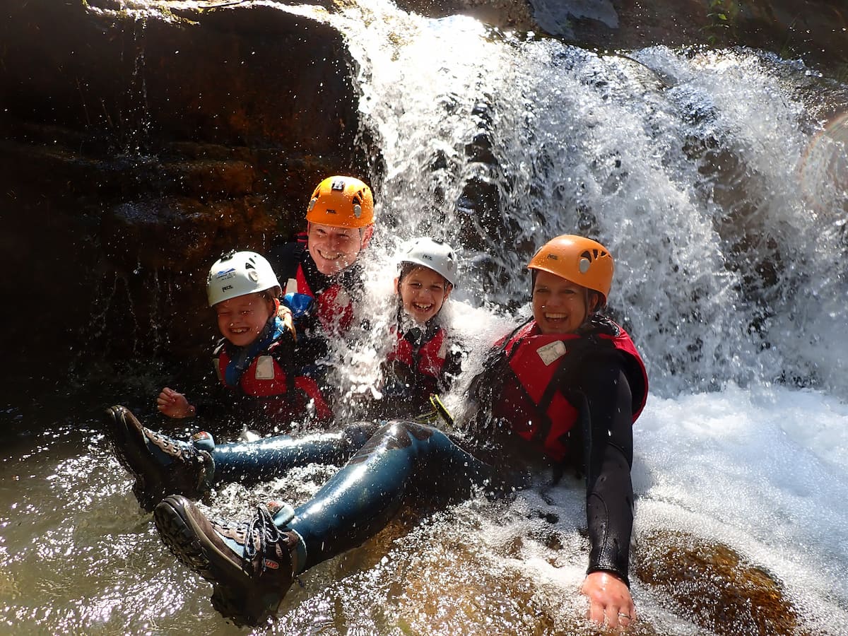Jungle Canyon - Canyoning Familie Kinder Gardasee